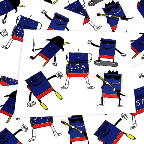 Sofphty stickers - 3 sheets